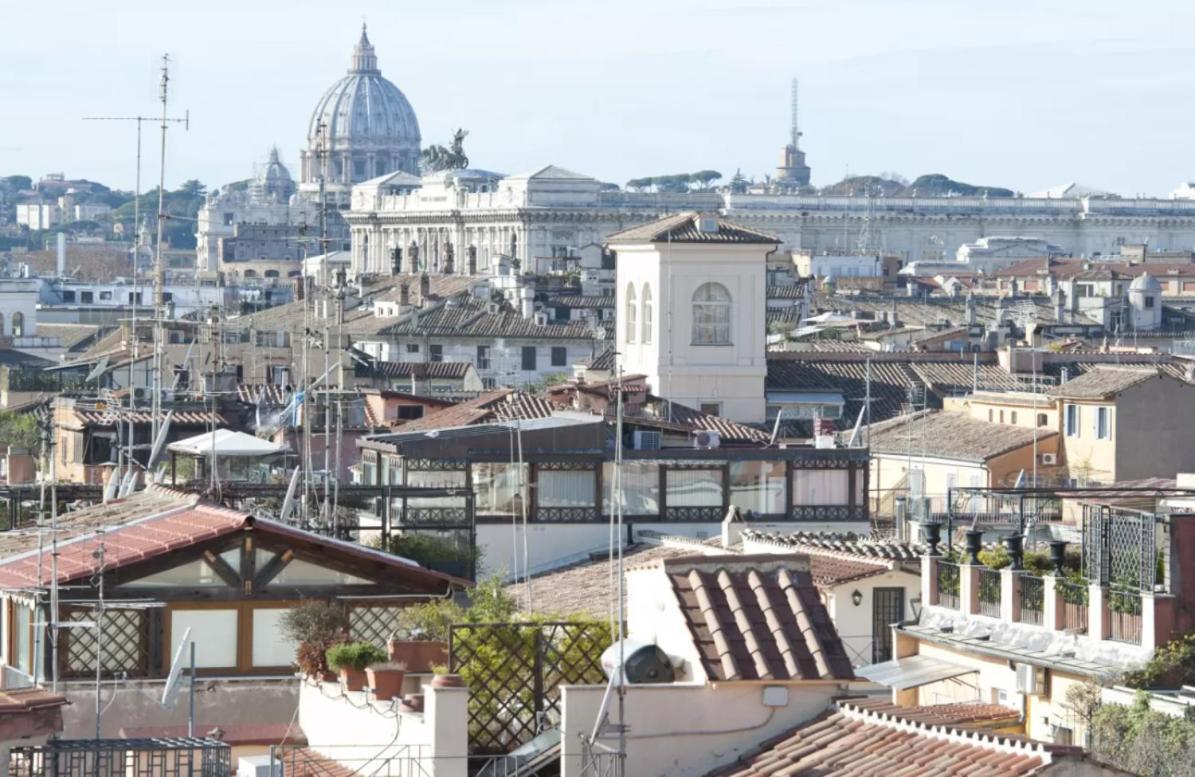 Spanish Steps Amazing Terrace Apartment Rome Exterior photo
