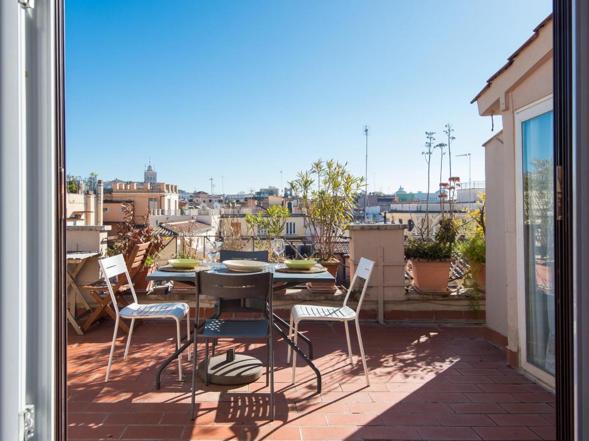 Spanish Steps Amazing Terrace Apartment Rome Exterior photo